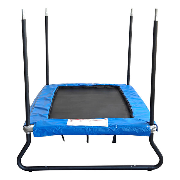 Trampolino per bambini con altalena e rete di protezione