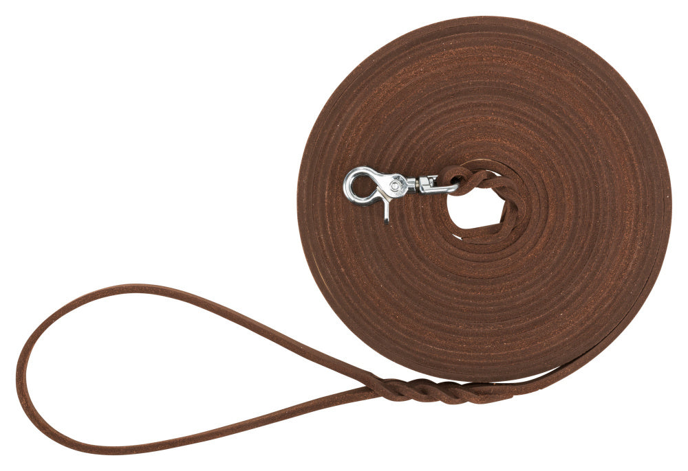 TRIXIE RUSTIC LUNGHINA 10 MT. / 8 MM. MARRONE SCURO