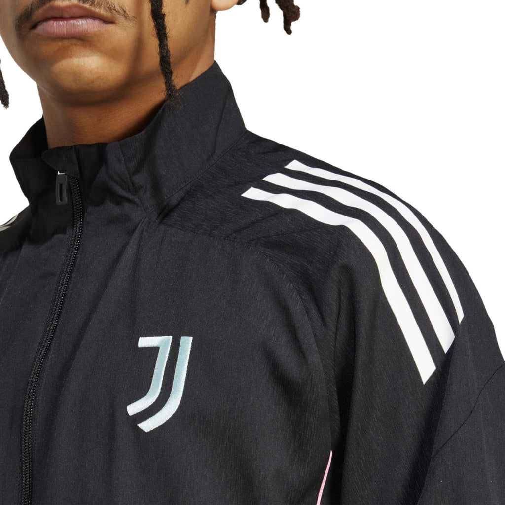 Juventus black training presentation soccer tracksuit 2025/26 - Adidas-4