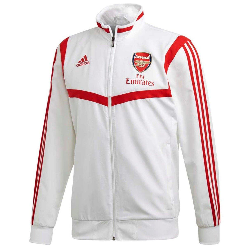 Arsenal presentation Soccer tracksuit white/navy 2020 - Adidas-2