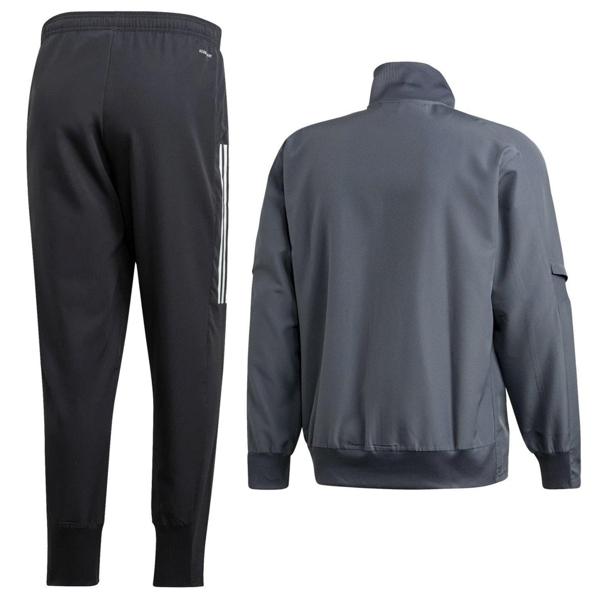 Germany grey presentation Soccer tracksuit 2020/21 - Adidas-1