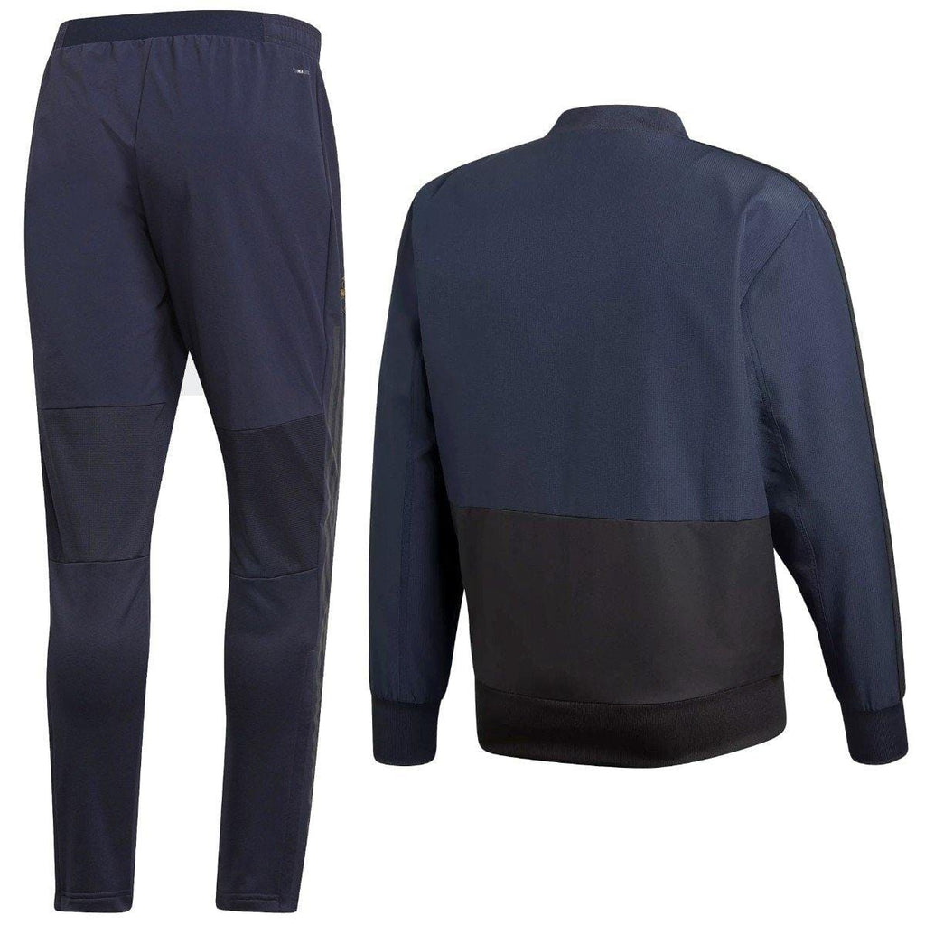 Manchester United training presentation soccer tracksuit UCL 2018/19 - Adidas-1