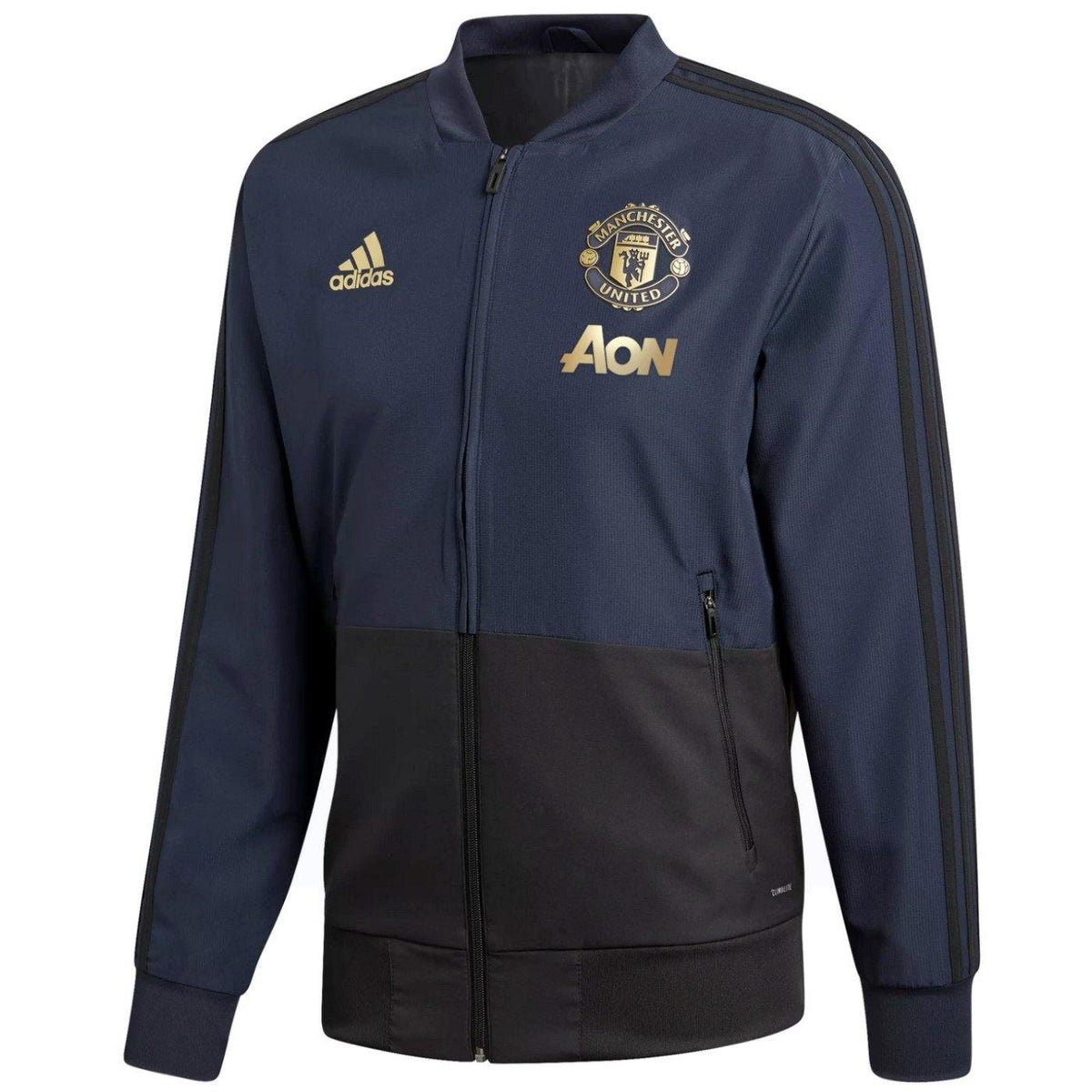 Manchester United training presentation soccer tracksuit UCL 2018/19 - Adidas-4