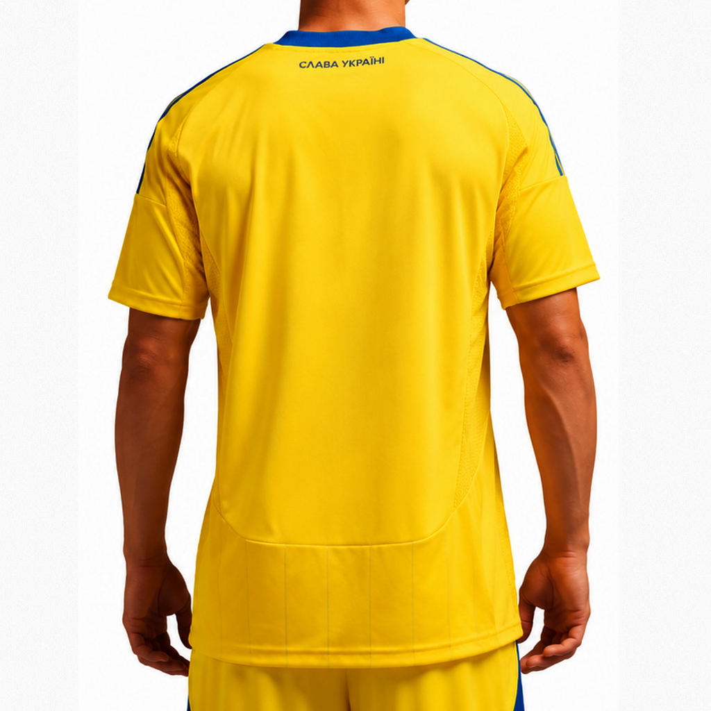 Ukraine national team Home soccer jersey 2025 - Adidas-1