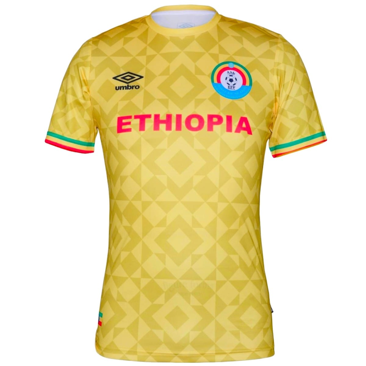 Ethiopia national team yellow Away soccer jersey 2021/22 - Umbro-2