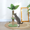 Tiragraffi per gatti a forma di albero, 83 cm, verde