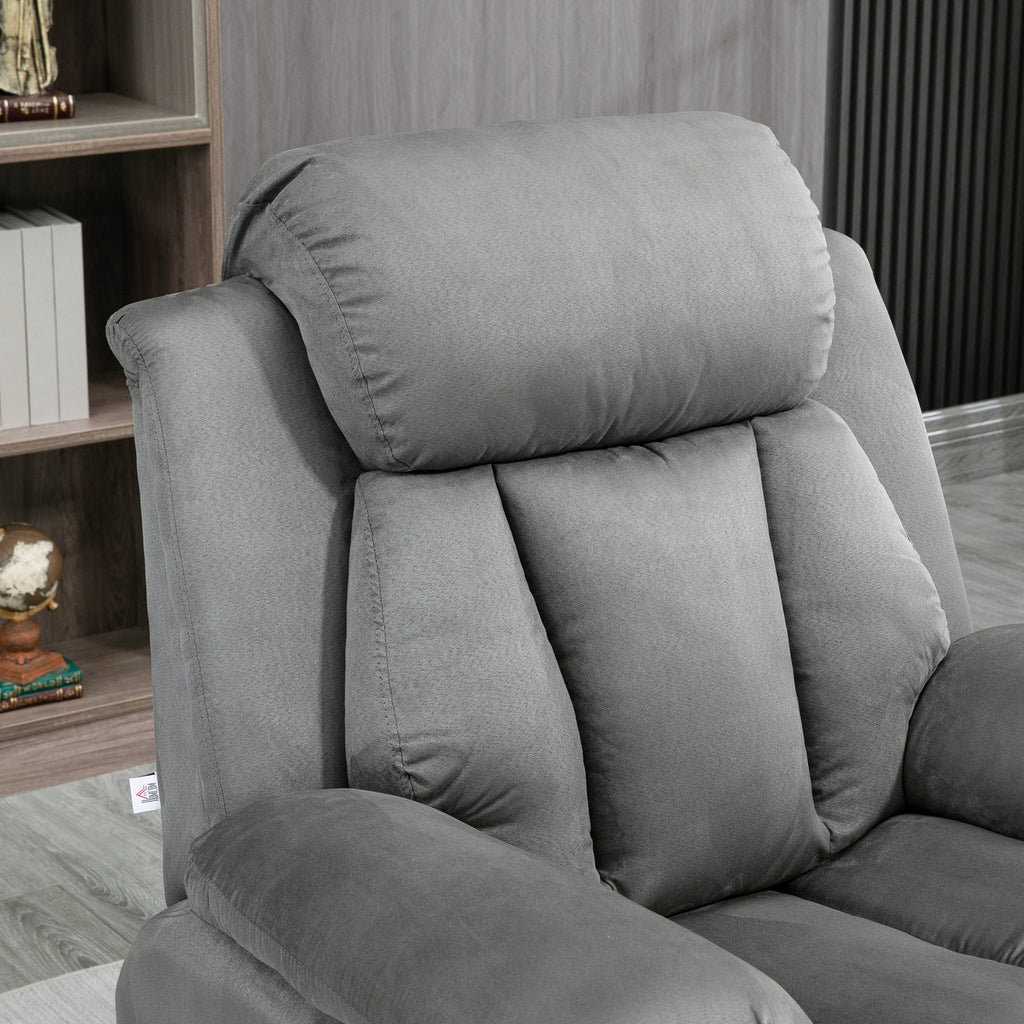 Fauteuil de Relaxation électrique Fauteuil releveur inclinable avec Repose-Pied Ajustable gris-7