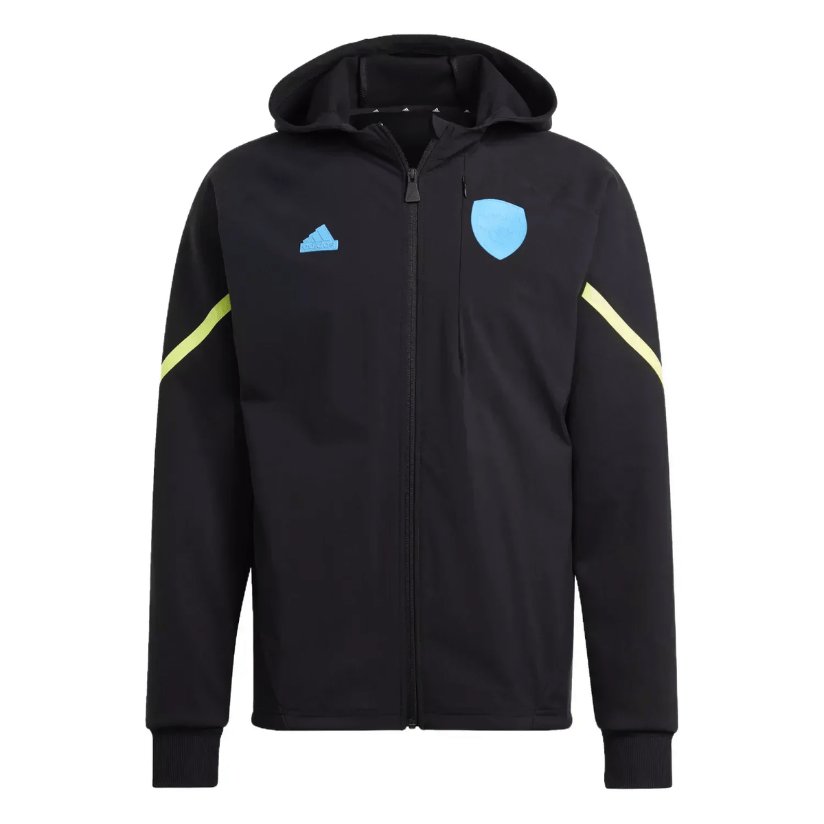 Arsenal FC black pre-match presentation jacket 2023/24 - Adidas-4