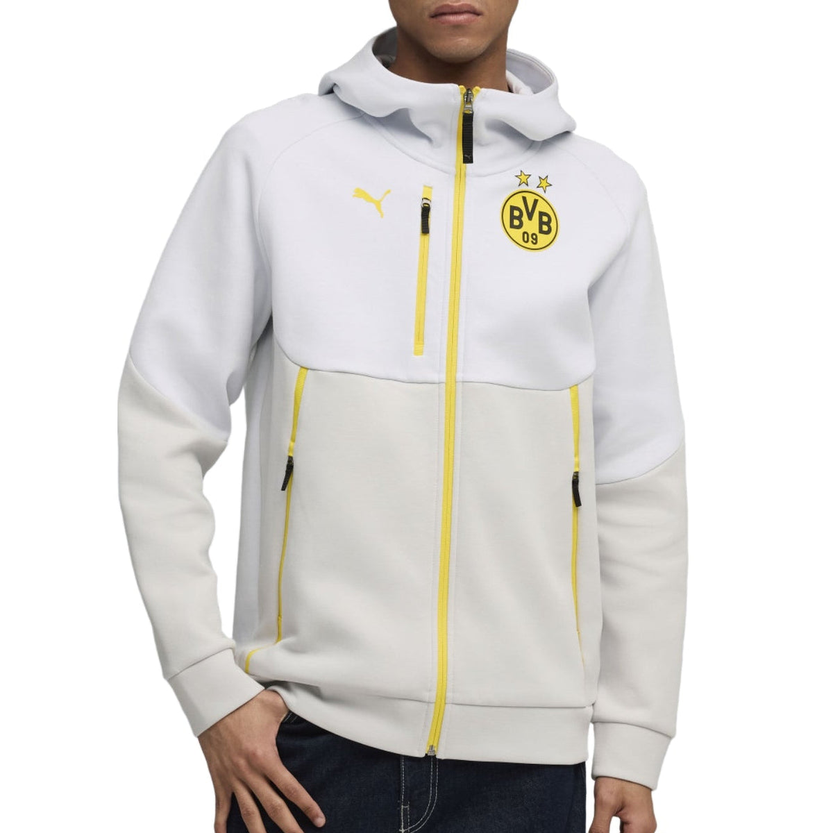 Borussia Dortmund Pumatech presentation soccer tracksuit 2025/26 - Puma-1