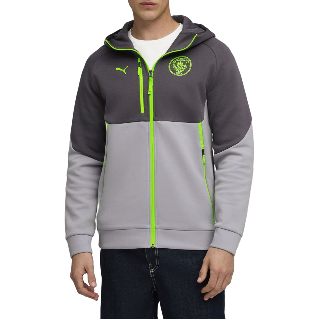 Manchester City Pumatech Fleece presentation tracksuit 2025/26 - Puma-1