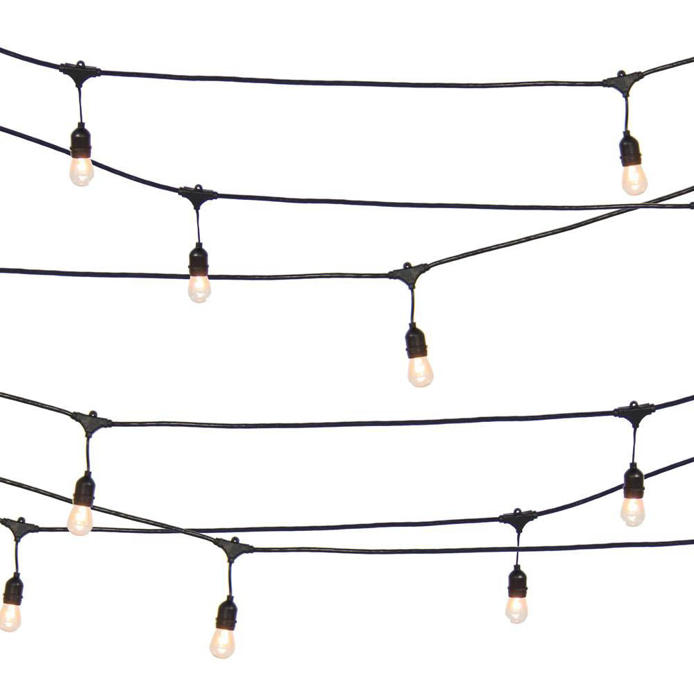 Catena luminosa da esterno – 15 lampadine LED E27, 14,6 m