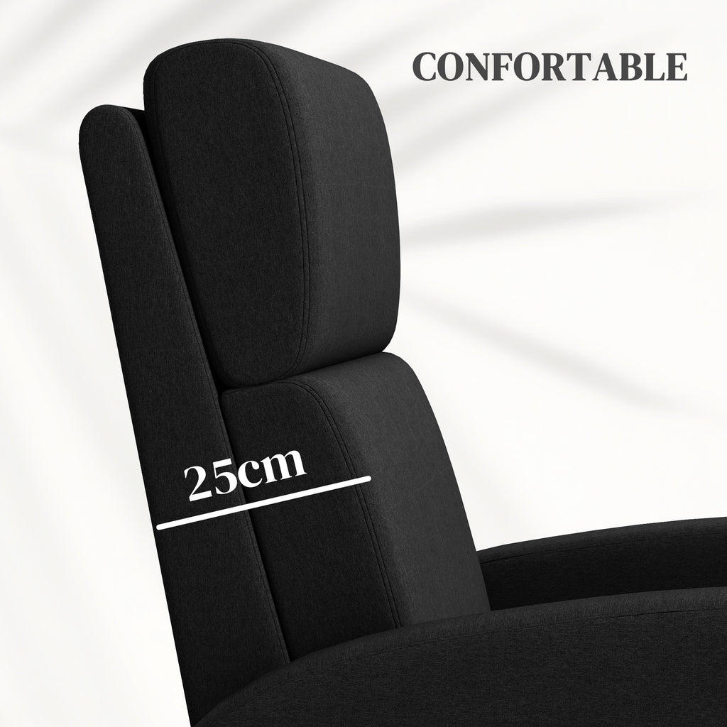 Fauteuil relax fauteuil inclinable salon fauteuil de relaxation - dossier réglable jusqu'à 160° repose-pieds intégré-5